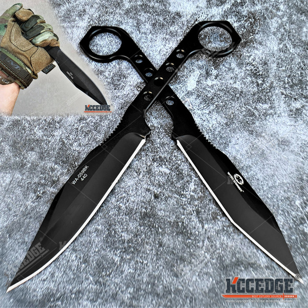 Set of 3 - 6.75 Full Tang Throwing Knife Set with Custom Nylon