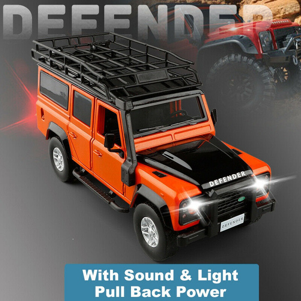 1:32 Scale Land Rover Defender Diecast Model Car Toy Collection Light ...