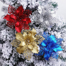Flowers, Christmas, Family, Glitter