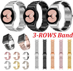 Steel, Wristbands, 3rowsstainlesssteelwatchband, applewatch49mmstainlesssteelband
