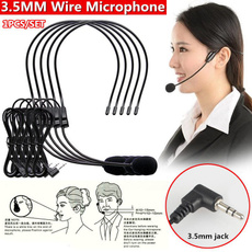 35mmspeaker, wiredmicrophone, headwear, Headsets & Microphones