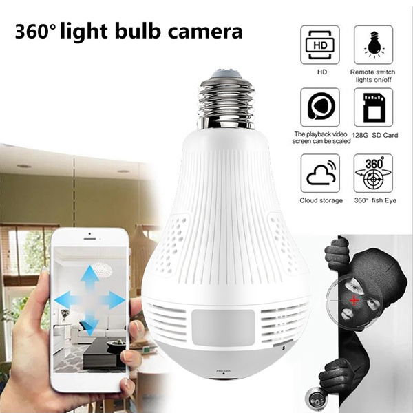 eyetech 360 light bulb wireless ip wifi camera