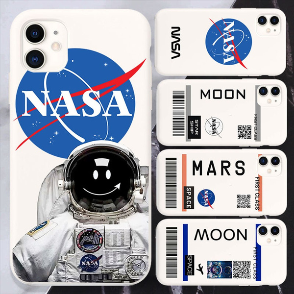 NASA American Astronaut Space Phone Case for Iphone 11 11 Promax Iphone 12 12max 12 Pro Iphone 8 8plus IPhone X XR XS XSMAX Iphone 6 6S Plus 7 7 Plus