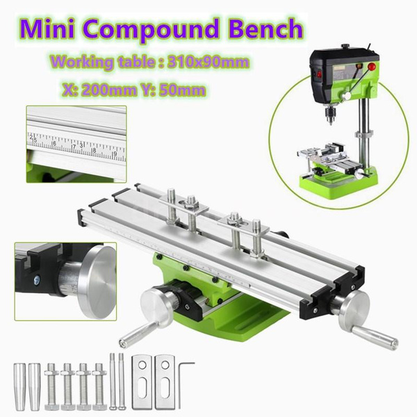 Brand New Mini Compound Bench Drilling Slide Table Worktable Milling ...