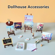 Mini, Dekorace, dollhousebook, miniature
