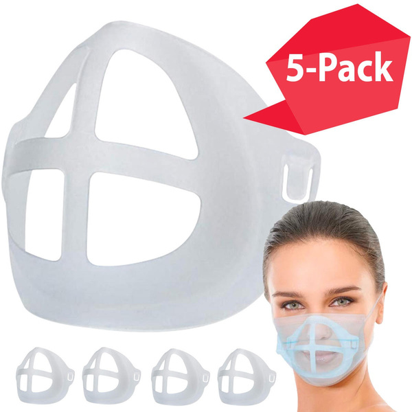 Hawwwy 5-Piece Face Mask Bracket, Mask Spacer, More Space to Breathe ...