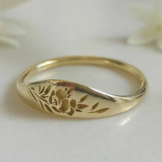 Flowers, wedding ring, Gifts, rings for women