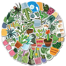Car Sticker, Plants, greenplantsticker, Waterproof