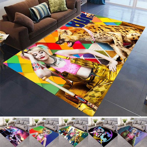 Hot New Custom Harley Quinn Suicide Rugs Area Rug Decorative Floor Rug Carpet 