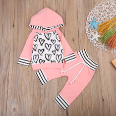 hooded, babygirloutfit, Sleeve, pants