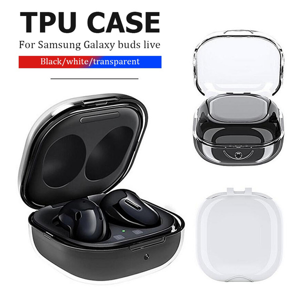 Cover for Samsung Galaxy Buds Live Case Transparent Soft TPU Earphone Case for Galaxy Buds Live Bluetooth Wireless Coque