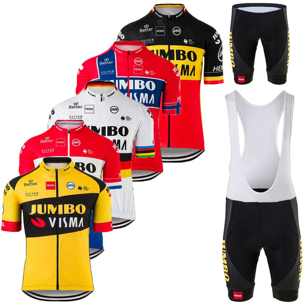 Cycling Jersey Mens Road Bike Clothes Uniform Bicycle Bib Set Short Sleeve Shirt 