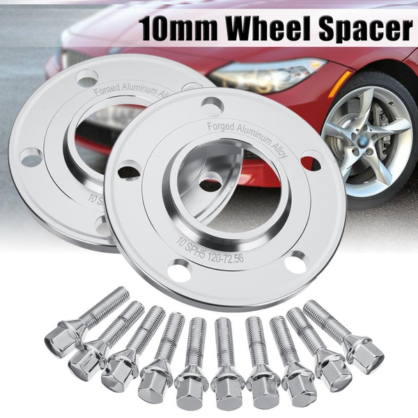 10mm Hub Alloy Centric Wheels Spacers Hubcentric Kit For BMW E36 E46