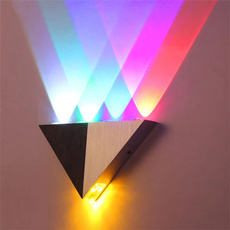 Triangles, Colorful, Interior Design, walllightingsconce