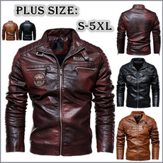 motorcyclecoat, men coat, Plus Size, Winter