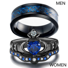 Couple Rings, Blues, wedding ring, Heart