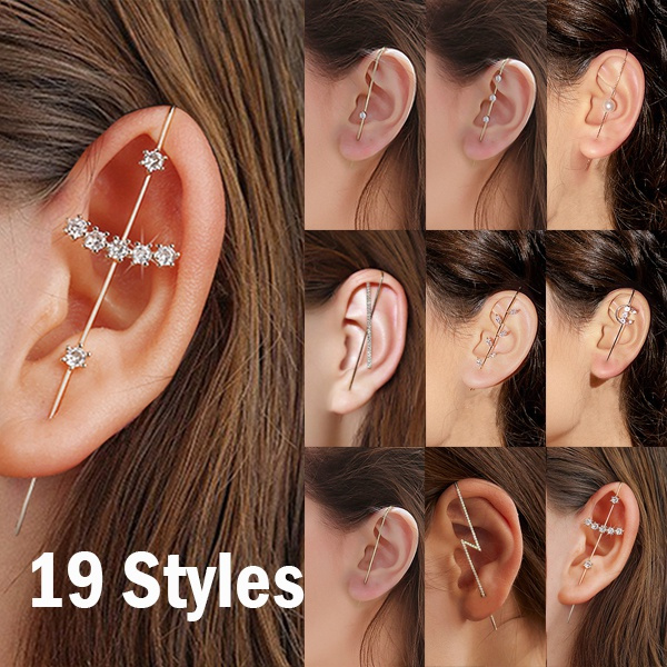 Ear wrap crawler deals earring