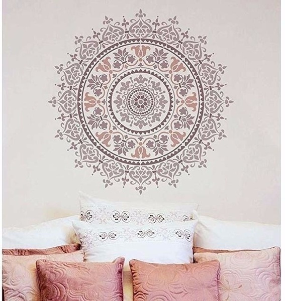 30 * 30cm/50*50 cm DIY Craft Layering mandala Stencils for Painting on Wood,Fabric,Paper,Airbrush,Walls  Art Scrapbooking Stamping Album Decorative Embossing Paper