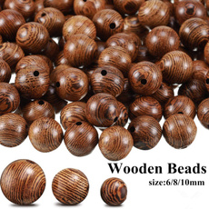 brown, beadsforbracelet, Bracelet, woodenbead