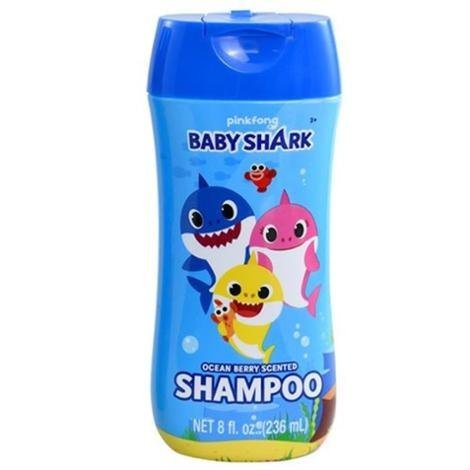 Baby Shark Shampoo 8 oz Bottle Ocean Berry Scented by Pinkfong | Wish