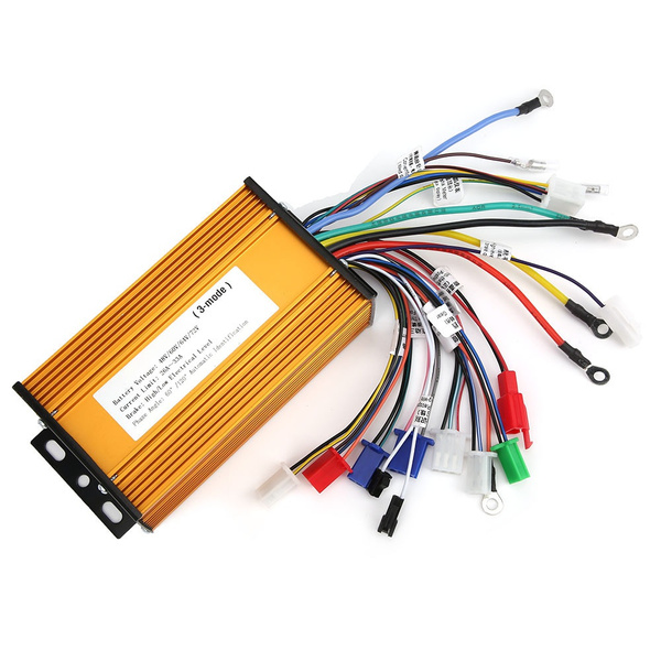 E‑Bike Brushless Speed Motor Controller for Electric Scooter Three‑Mode Sinusoid 12 Tube Blo Wish