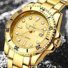 Box, Men Business Watch, Waterproof Watch, gold