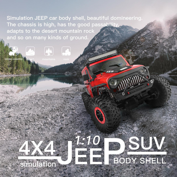 WLtoys 104311 RC Car 1/10 4WD Jeep Car SUV Brushed Motor