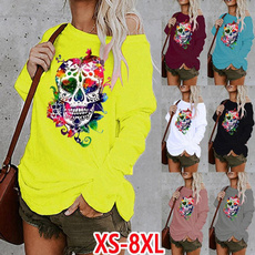 off shoulder top, Мода, printed shirts, Plus size top