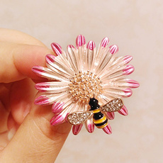 Funny, Plants, daisybeebrooch, Gifts