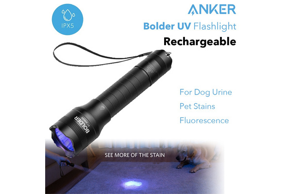 anker bolder uv flashlight rechargeable