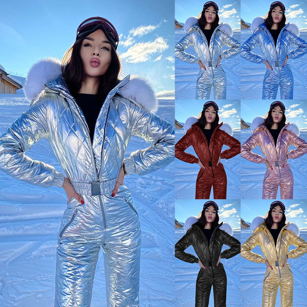 Shiny on sale ski suit