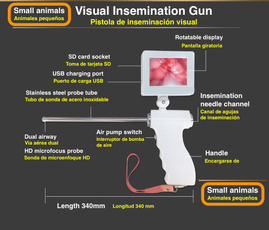 visibleinseminationgunforsmallanimal, inseminationtube, gun, inseminationneedle