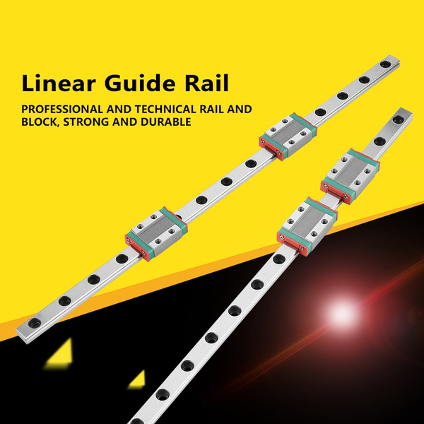 Rail Linéaire MGN9B 100mm Avec 2 Blocs - Guidage Précis Pour CNC Et Machines Automatiques