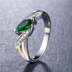Sterling, Fashion, Jewelry, Emerald