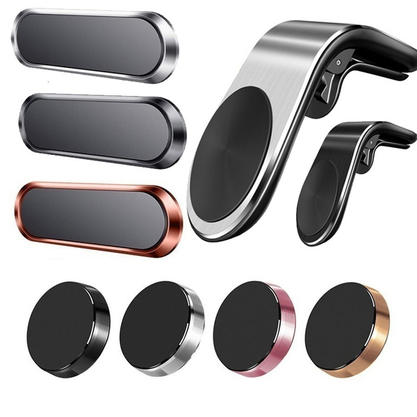 Magnetic Car Phone Holder Multi-Function Metal Magnets Mobile Phone Holder  for Car Office Bedroom Holder Mount Air Vent Support Smartphone Car Gps  Mobile Ceptelefonu celularcarro Support Auto Accessories Mini Phone Mount  Stand