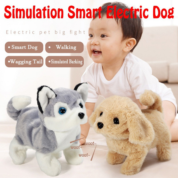 Electric plush simulation smart dog barking walking toy electric