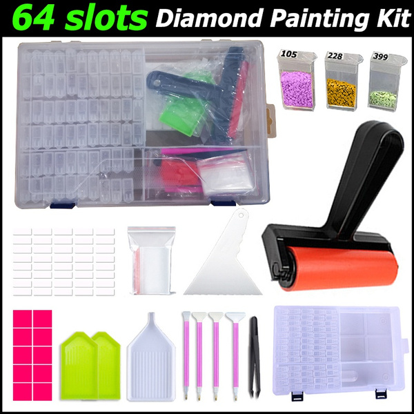 Max 64 Slots 5D Diamond Painting Kits for Adults Diy Diamond Art