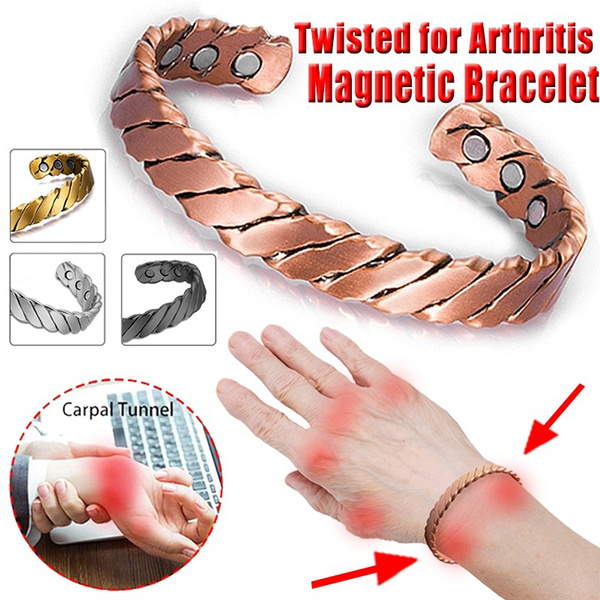 Amazon.com: KGP Double-Row Copper Magnetic Bracelets with Strength Healing  Magnets for Arthritis Pain, 99.99% Pure Copper Magnet Bracelet for Men  Women, Adjustable Magnetic Therapy Copper Bracelet Jewelry Gift : Health &  Household
