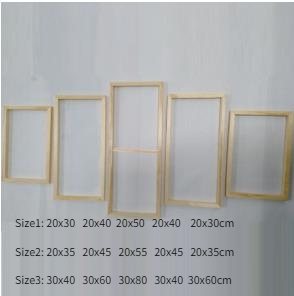 5 Panel Wood Frame Set for Canvas Oil Painting Wooden Frames DIY Inner Frame