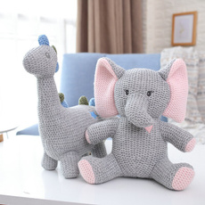 Toy, Knitting, doll, Elephant