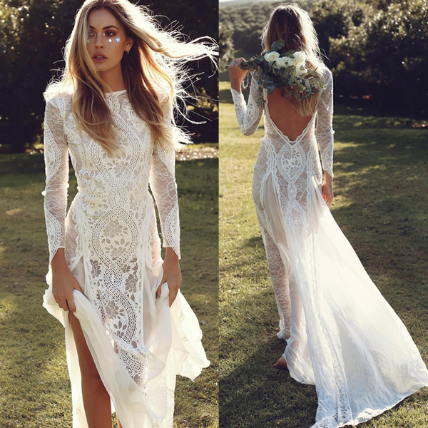 Boho Wedding Dresses With Sleeves: 27 Free-Spirited Styles | Country style  wedding dresses, Wedding dress guide, Boho wedding dress