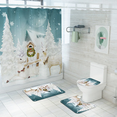 Shower, Decor, bathroomdecor, Christmas