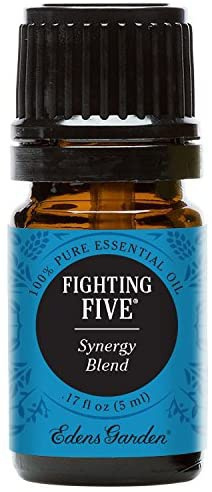 Fighting Five Synergy Blend Essential Oil by Edens Garden, 30 ml