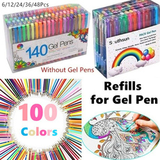 pencil, École, caneta, highlighter