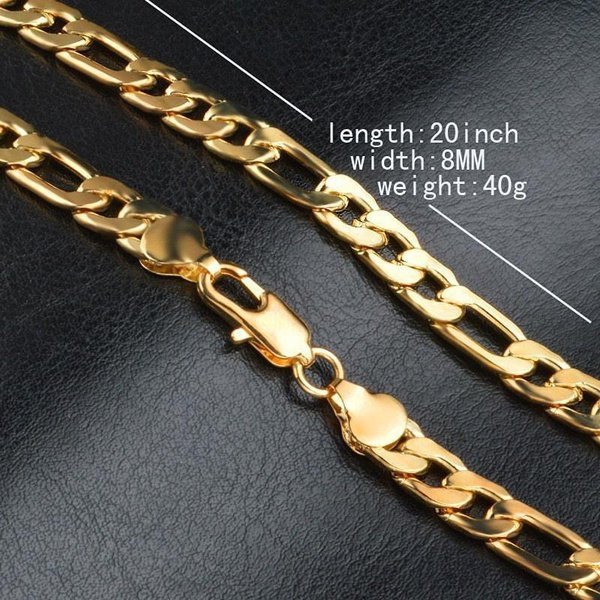 Fashion Jewelry, Chain Necklace, 18k gold, Jewelry