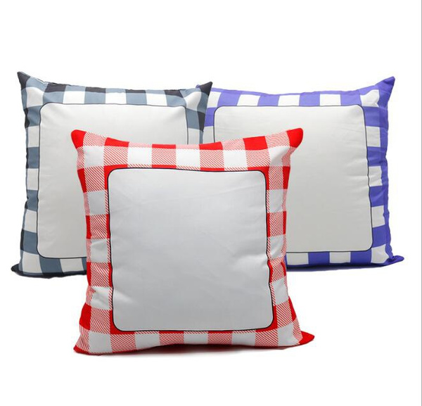 10pcs Plain White Sublimation Pillowcase Blanks Cushion Cover