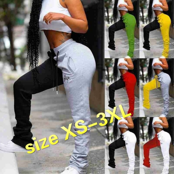 Stacked sweatpants store womens