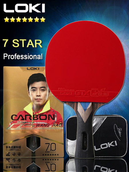 Loki 5/6/7 Star Ping Pong Racket Professional Offensive Carbon Blade ...