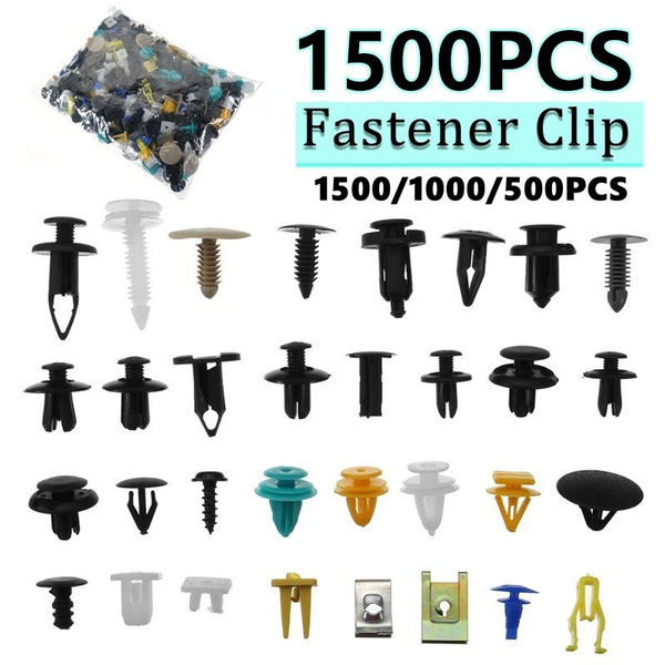 1500/1000/500PCS Mixed Auto Fastener Vehicle Car Bumper Clips Retainer ...