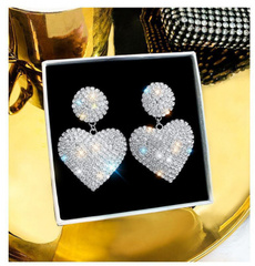 Heart, Fashion, stainless steel earrings, Jewelry